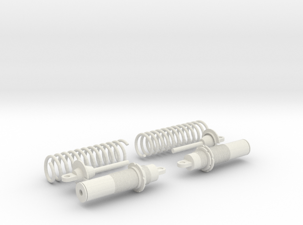 Koni Coilover Shock Assembly - .52 in. in White Natural Versatile Plastic