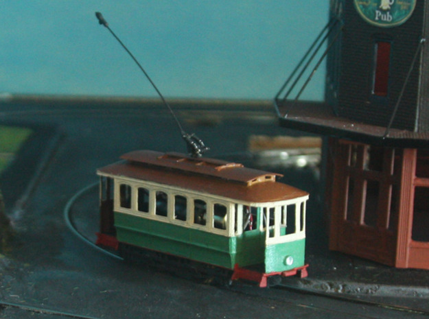 Sydney C Class Tram 1:87 HO in Tan Fine Detail Plastic