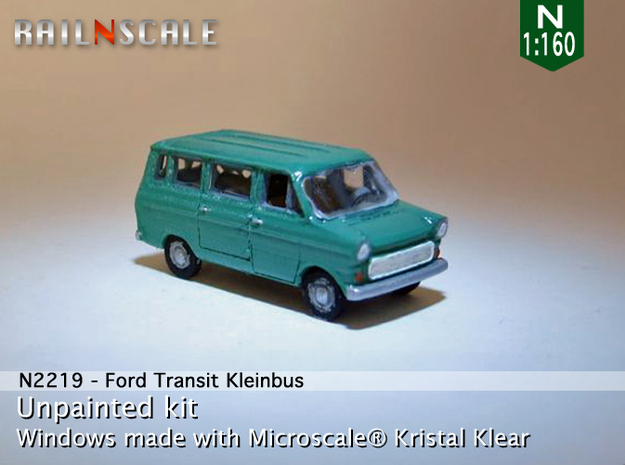 Ford Transit Kleinbus (N 1:160) in Tan Fine Detail Plastic