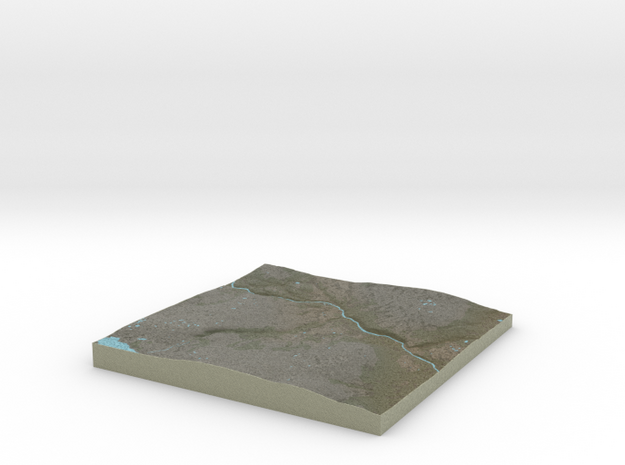 Terrafab generated model Mon Oct 06 2014 10:11:32  in Full Color Sandstone