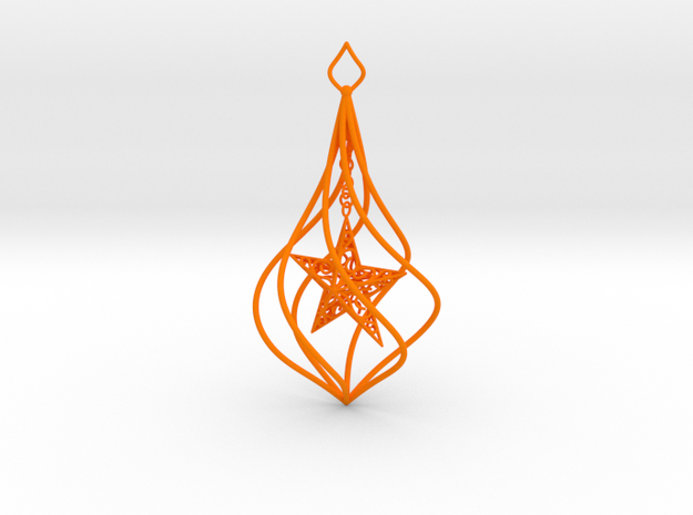 Christmas Tree Ornament (Bauble) - Spinning Star