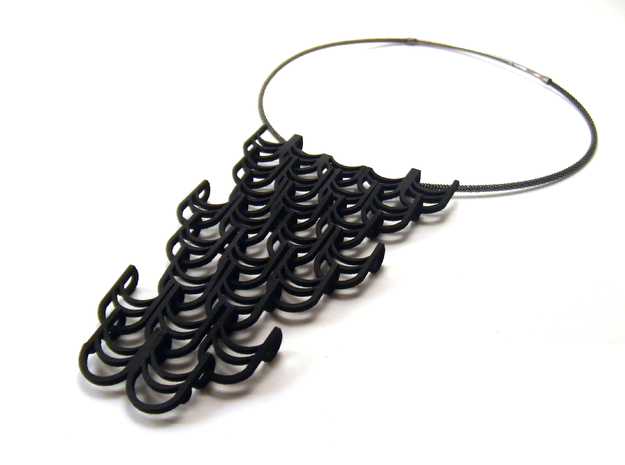 Deco Drop Pendant in Black Natural Versatile Plastic