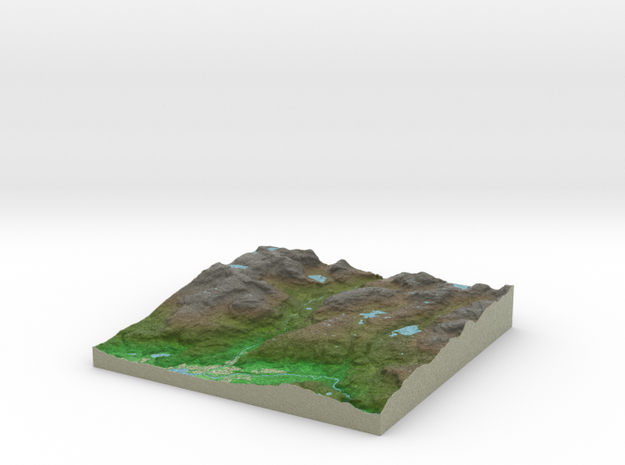 Terrafab generated model Wed Oct 08 2014 09:16:50  in Full Color Sandstone