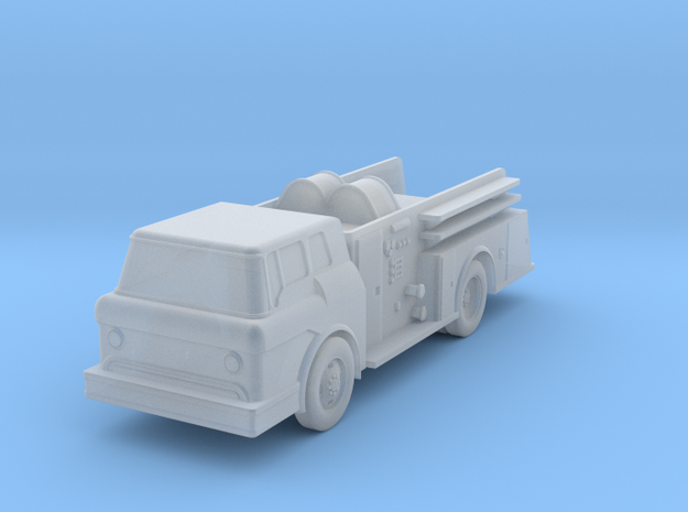 Fire Truck II - Zscale in Tan Fine Detail Plastic