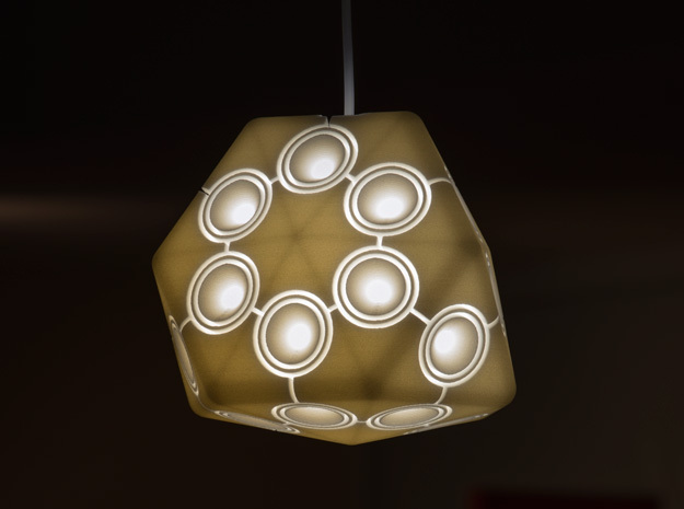 Minipod Pendant Lamp in White Natural Versatile Plastic