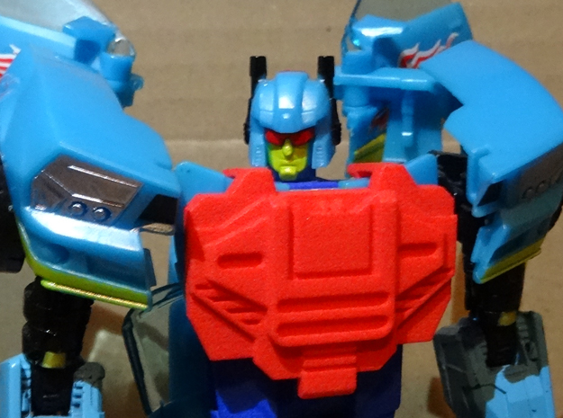 TFCC Carzap - Add-On Chestplate in Red Processed Versatile Plastic