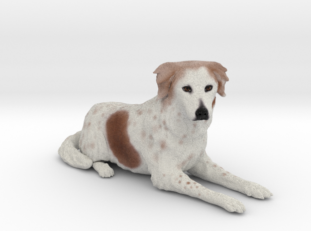 Custom Dog Figurine - Sandy in Full Color Sandstone
