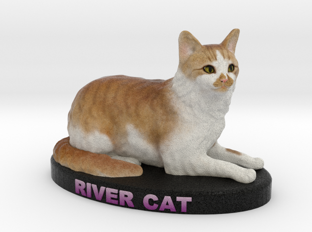 Custom Cat Figurine - River Cat