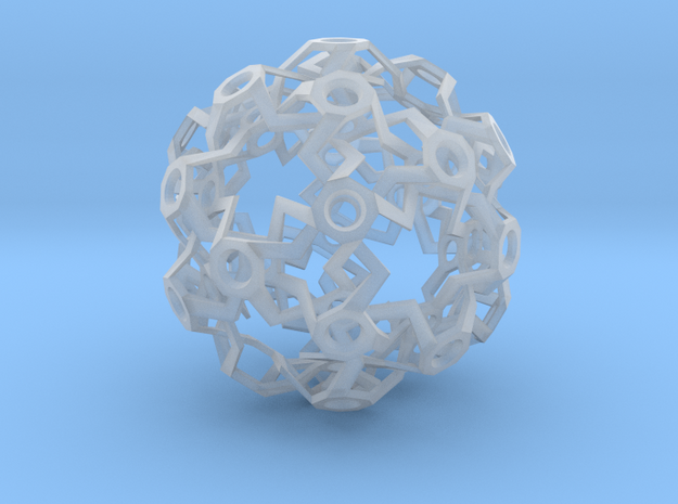 HiTech Sphere - Impossible Structure in Smooth Fine Detail Plastic