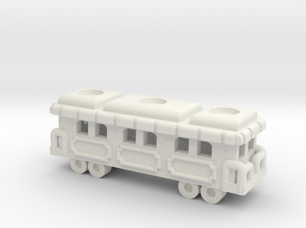 Game Train 1 SS in White Natural Versatile Plastic