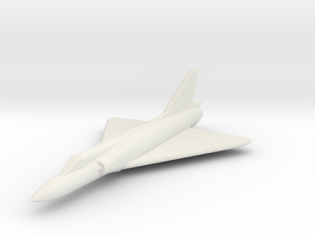 JA13 Mirage IIIC (1/285) in White Natural Versatile Plastic