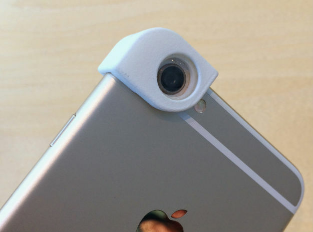 iPhone 6 & iPhone 6+ Macro Lens (11mm lenses) in White Processed Versatile Plastic