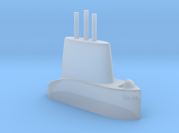 1/700 USS Torsk (SS-423) Submarine Sail in Smooth Fine Detail Plastic