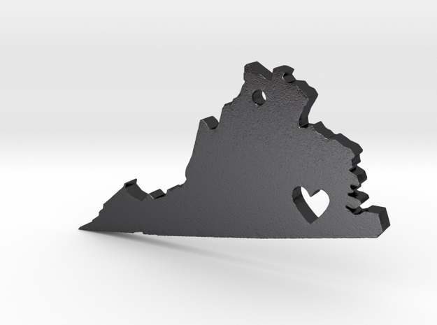I love Virginia Pendant in Polished and Bronzed Black Steel