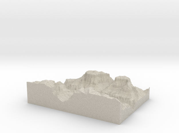 Model of Colorado River in Natural Sandstone