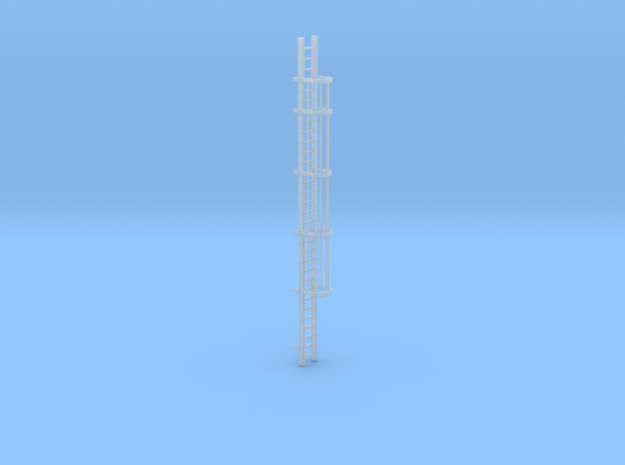 'N-Scale' - 30' Caged Ladder in Tan Fine Detail Plastic