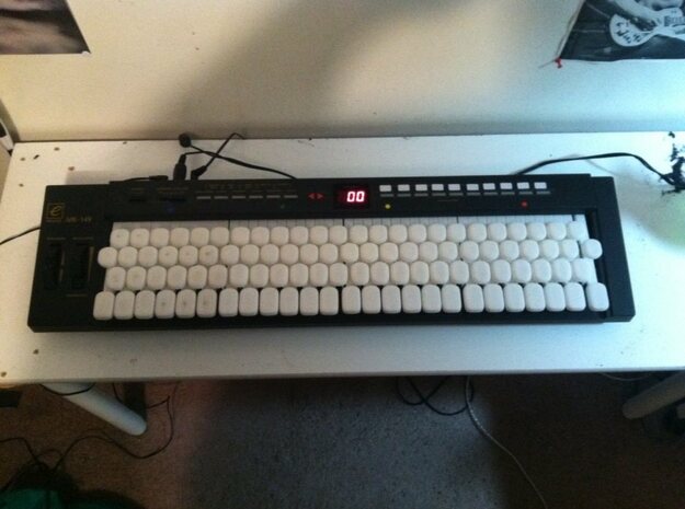 MK149 whole tone keyboard adaptor in White Natural Versatile Plastic