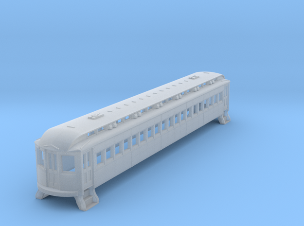 N Scale L&WV Long Steel Coach body shell in Tan Fine Detail Plastic