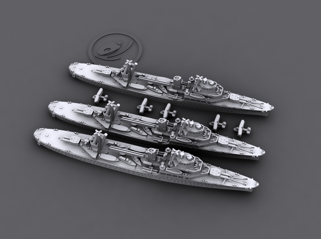 1/4800 IJN Katori-class light cruisers in Tan Fine Detail Plastic