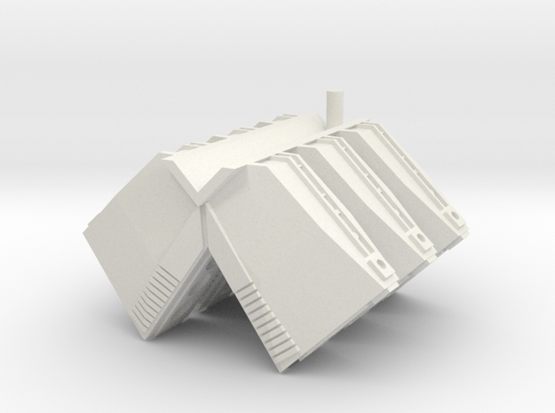 Somtaaw "Shaman" Carrier Support Modules in White Natural Versatile Plastic