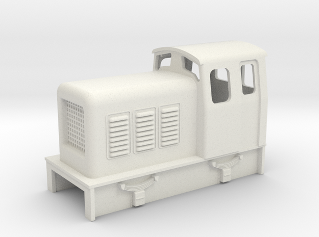 009 chunky diesel loco  in White Natural Versatile Plastic