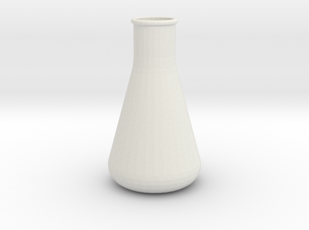 Erlenmeyer Flask 250 ML in White Natural Versatile Plastic