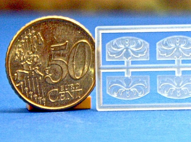 Spiegel Pferdekarussell - 1:220 (Z scale) in Tan Fine Detail Plastic