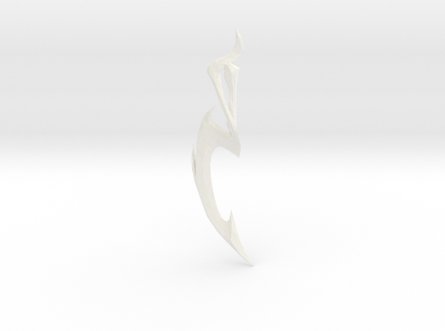 Diana Dark Valkyrie Sword in White Processed Versatile Plastic