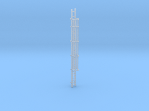 'HO Scale' - 30' Caged Ladder in Tan Fine Detail Plastic