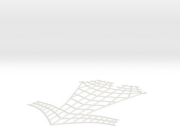 Spider-Man Chest Webbing (fits kenlandrum print) in White Natural Versatile Plastic