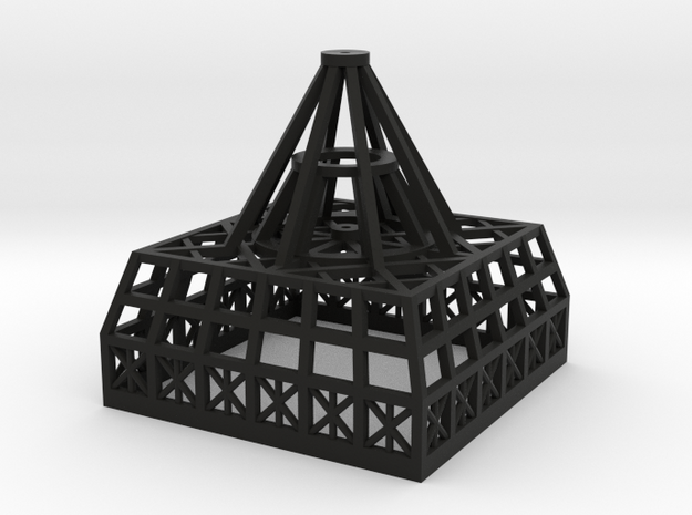 Primitive Dave - Temp 1.700 Spine Antenna Base in Black Natural Versatile Plastic