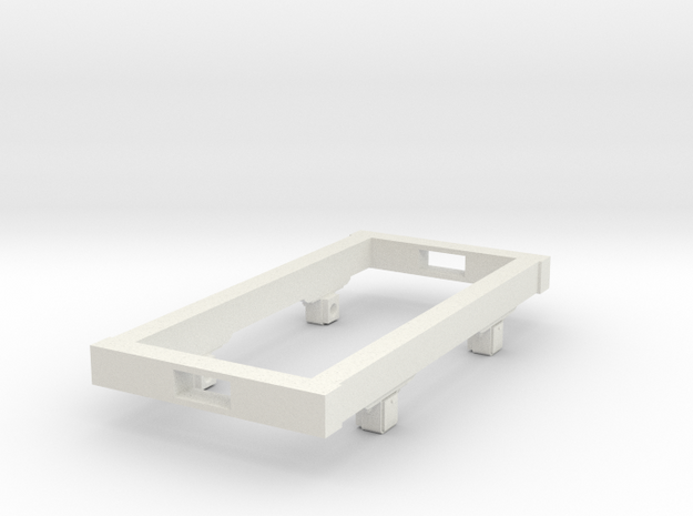 Gn15 small 6ft wagon chassis in White Natural Versatile Plastic