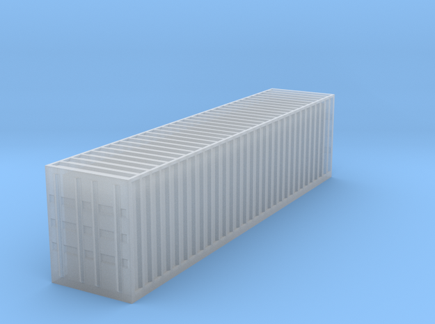 N Scale 40 FT Shipping Container in Smooth Fine Detail Plastic