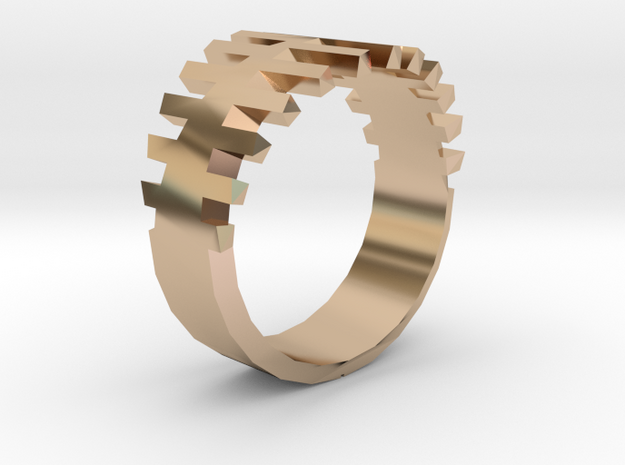 DEFENDER ring | size: 6.5 in 14k Rose Gold