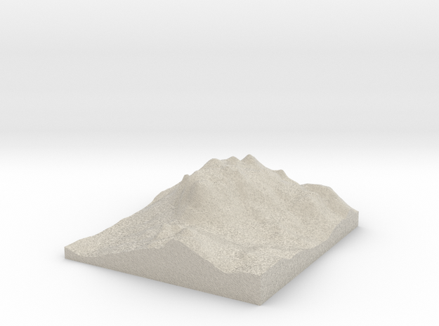 Model of Mount Rushmore Memorial in Natural Sandstone