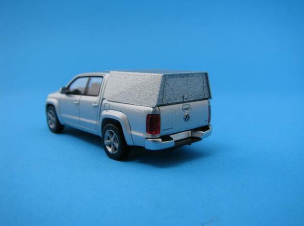 HO/1:87 Pickup cap + box set VW Amarok in Gray Fine Detail Plastic