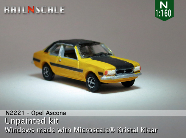 Opel Ascona B (N 1:160) in Tan Fine Detail Plastic