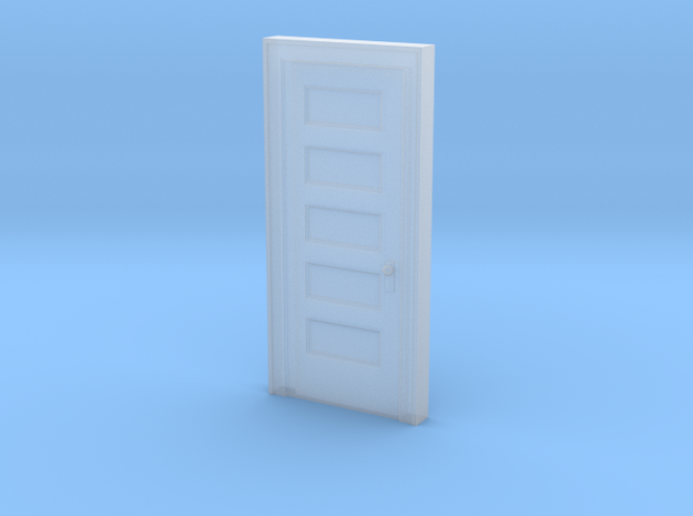 Miniature 1:48 5 Panel 30" Door in Smooth Fine Detail Plastic
