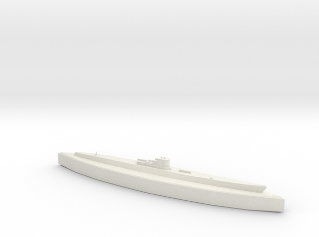 U-505 (Type IXC U-Boat) 1:1800 in White Natural Versatile Plastic