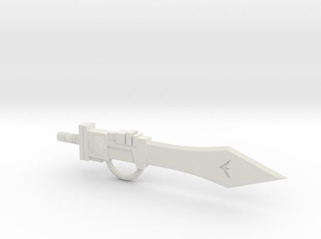 TW Muddy G1 Sword M (V1.0) in White Natural Versatile Plastic