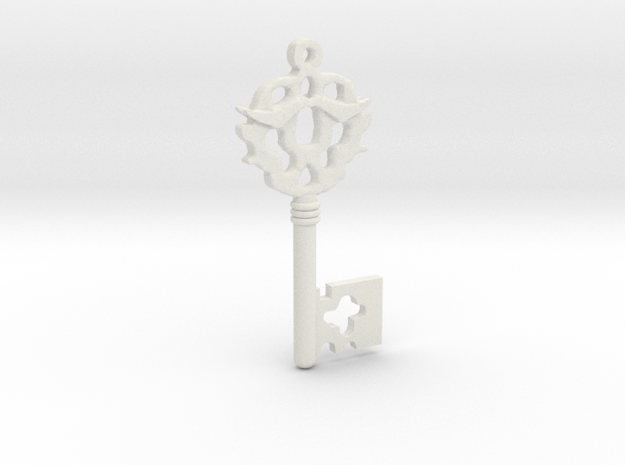 Franklin's Key to Purgatory from Sleepy Hollow in White Natural Versatile Plastic