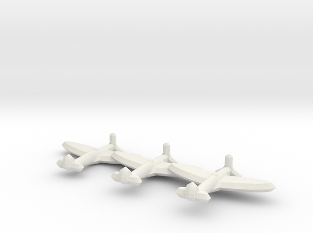 Spitfire Mk. I/V  (Triplet) 1/900 in White Natural Versatile Plastic