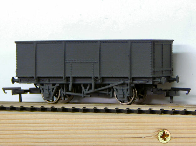 GWR N23 21T Mineral Wagon Body (00) in White Natural Versatile Plastic