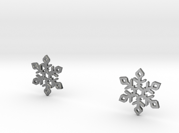Snow Flakes Small in Polished Silver