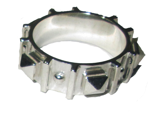 Edwardian Guard II Ring - Sz. 10 in Fine Detail Polished Silver