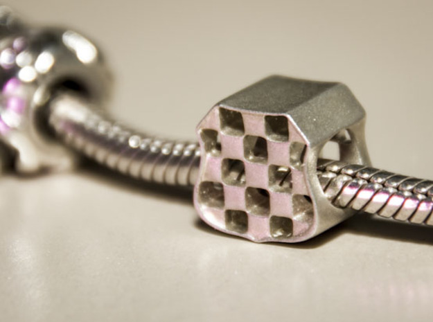 Grb Charm in Polished Silver