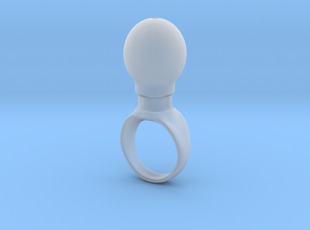 Blossom Ring  in Smooth Fine Detail Plastic