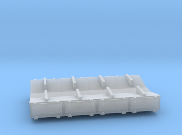 PRR 3 ton Ice Bunker/Sump (1/160) in Tan Fine Detail Plastic