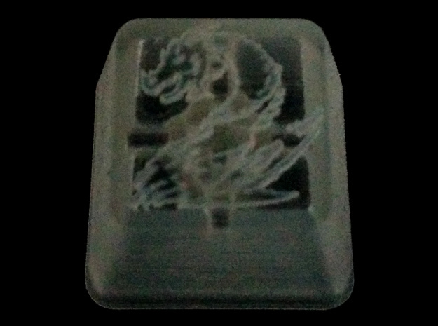 Dragon Cherry MX Keycap in Tan Fine Detail Plastic