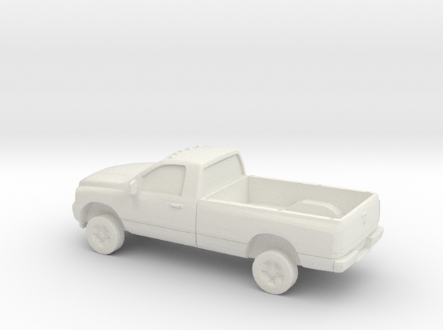 1/87 2006 Dodge Ram Single Cab in White Natural Versatile Plastic